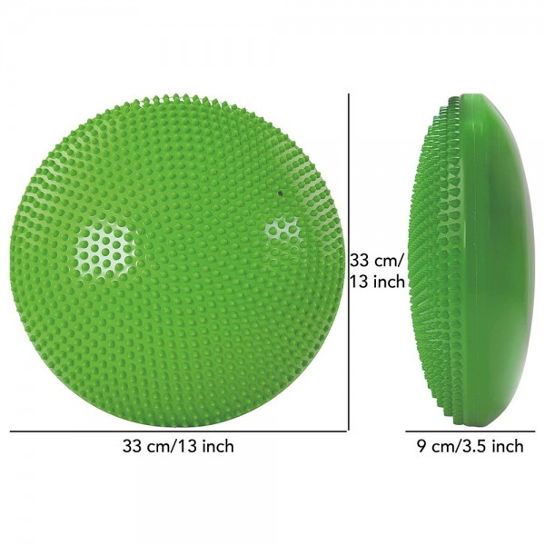 Tunturi Δίσκος Ισορροπίας με αέρα 33cm Πράσινο