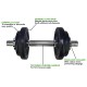 Tunturi Σετ αλτήρας 10kg με βάρη 30mm
