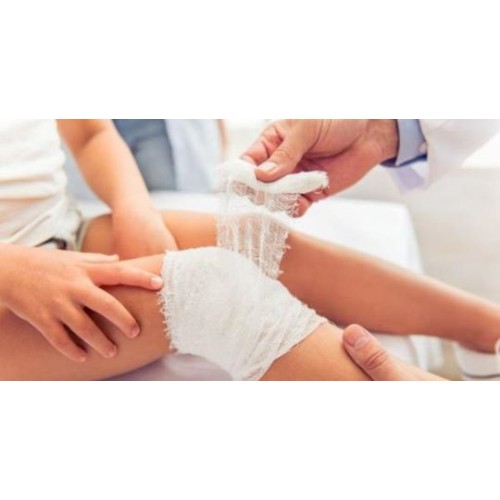 Φροντίδα τραύματος, εγκαύματος, κατακλίσεων, και κοπή ραμμάτων 