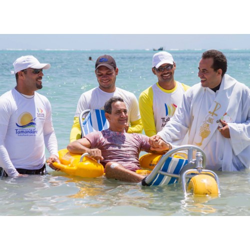 Πλωτό αναπηρικό αμαξίδιο παραλίας για άτομα με ειδικές ανάγκες WaterWheels