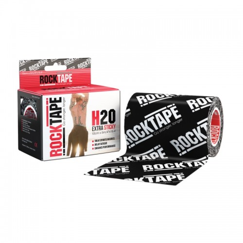 Ταινία κινησιολογίας RockTape MBD Logo Black H2O 10cm x 5m Ταινία κινησιολογίας RockTape MBD Logo Black H2O 10cm x 5m