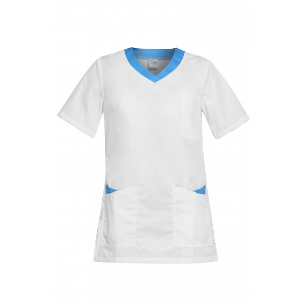 Ρούχα Εργασίας PAOLA Λευκό /Γαλάζιο