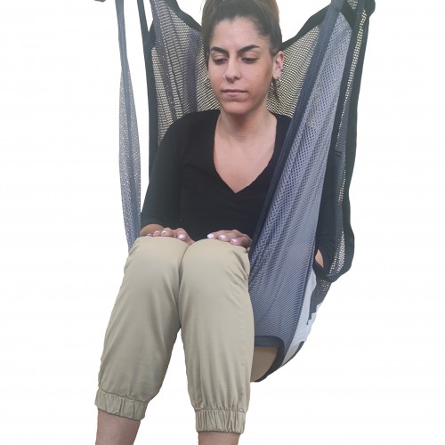 Αιώρα γερανού ευρείας στήριξης με τρύπα για τουαλέτα (Διάτρητο Ύφασμα)