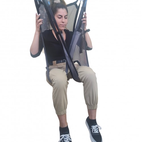 Αιώρα γερανού COMMODE τουαλέτας - μπάνιου με στήριγμα κεφαλής