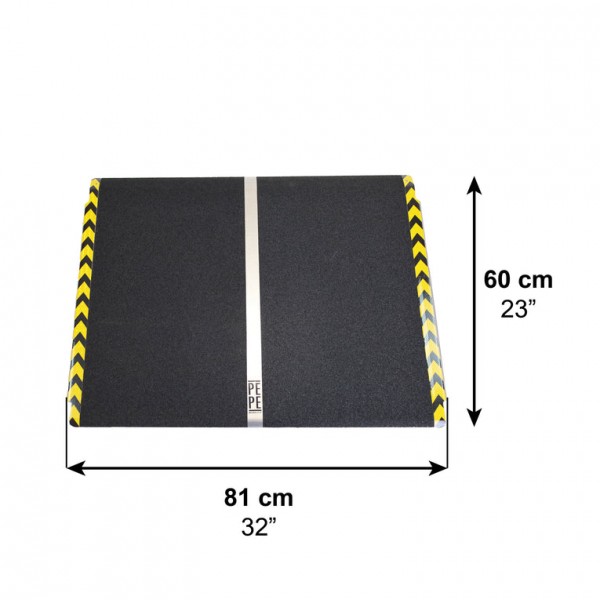 Ράμπα αμαξιδίου με αντιολισθητική επιφάνεια 30 x 81 cm & 60 x 81 cm