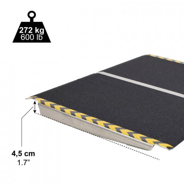 Ράμπα αμαξιδίου με αντιολισθητική επιφάνεια 30 x 81 cm & 60 x 81 cm