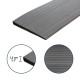 Ράμπα αντιολισθητική πόρτας από ελαστικό PVC και κόβεται  (10.5 x 100 x 1.2 cm & 14.5 x 100 x 2 cm) 