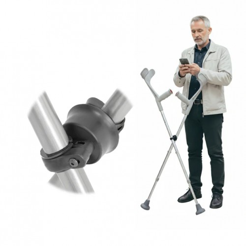 Ρυθμιζόμενο στήριγμα για την αποφυγή πτώσης της πατερίτσας