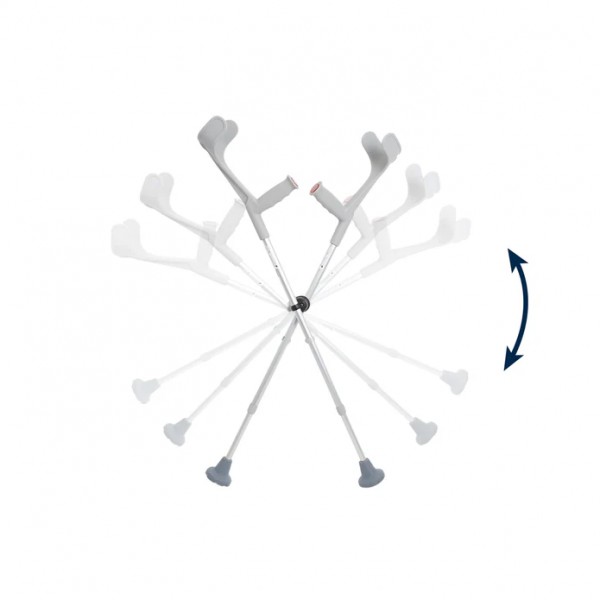 Ρυθμιζόμενο στήριγμα για την αποφυγή πτώσης της πατερίτσας