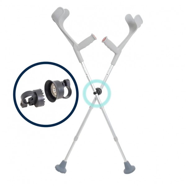 Ρυθμιζόμενο στήριγμα για την αποφυγή πτώσης της πατερίτσας