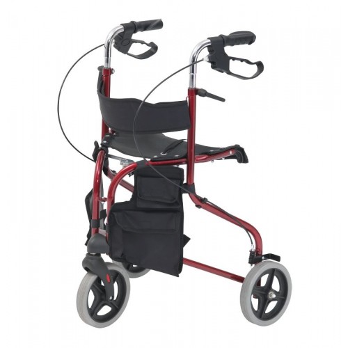 Τρίτροχο rollator περιπατητήρας με κάθισμα