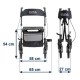 Rollator ADVANCE - Λευκό