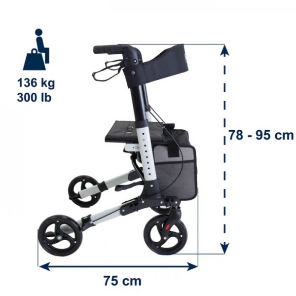 Rollator ADVANCE - Λευκό