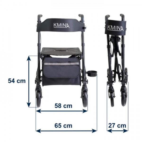Rollator ADVANCE - Μαύρο