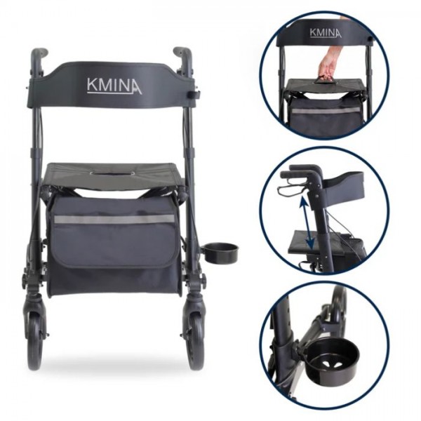 Rollator ADVANCE - Μαύρο
