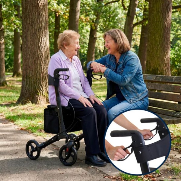 Rollator ADVANCE - Μαύρο
