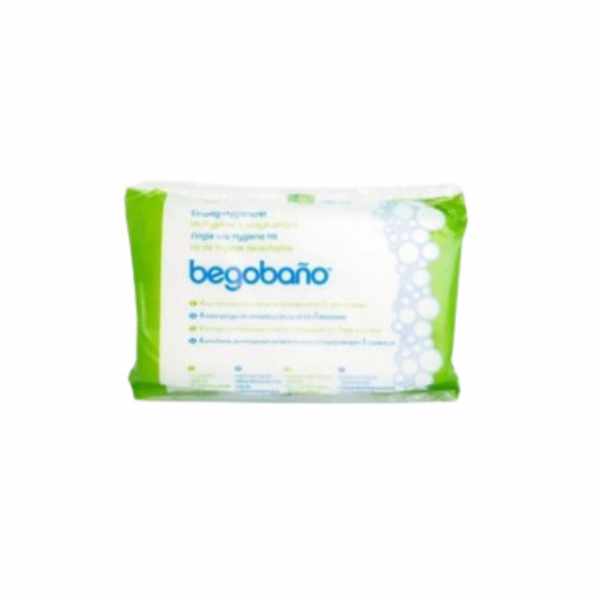 Σετ καθαρισμού σώματος προεμποτισμένο Begobano (4 σφουγγάρια + 1 πετσέτα)