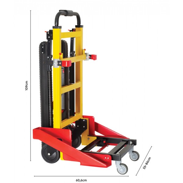 Σύστημα ανάβασης σκάλας με ερπύστρια για αναπηρικό αμαξίδιο