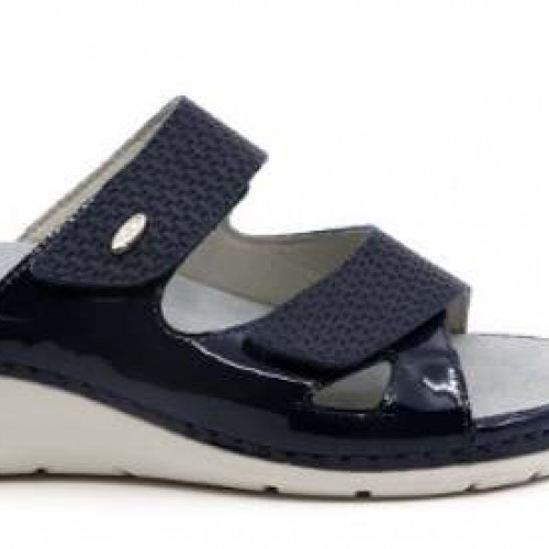 Ορθωτικά Γυναικεία Σανδάλια με εξατομικευμένο πάτο μετά απο πελματογράφημα Sorento μπλε