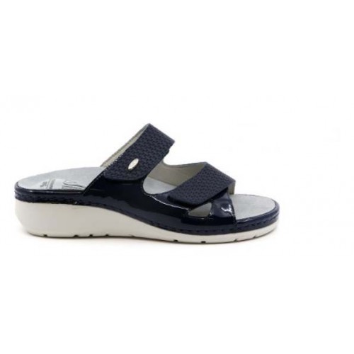 Ορθωτικά Γυναικεία Σανδάλια με εξατομικευμένο πάτο μετά απο πελματογράφημα Sorento μπλε