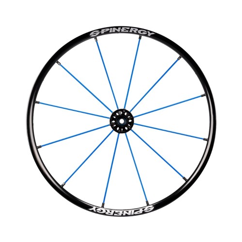 24"  Spinergy Lite Extreme LX, black Hub, 12 blue spokes