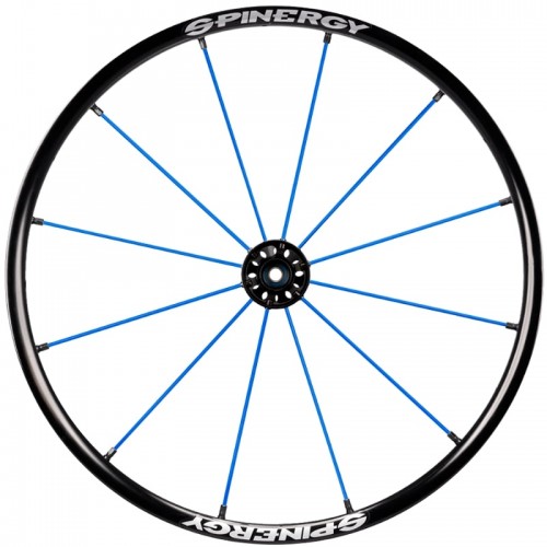 24"  Spinergy Lite Extreme LX, black Hub, 12 blue spokes