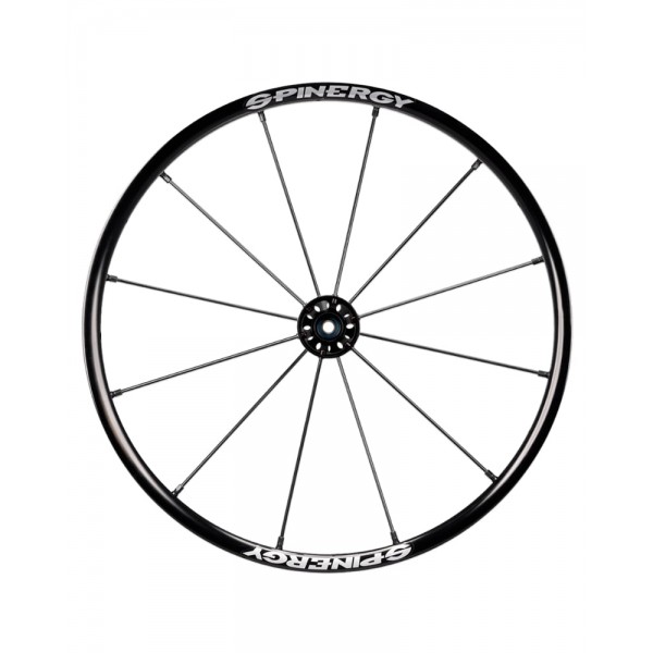 24" Spinergy Lite Extreme LX, black hub, 12 black spokes