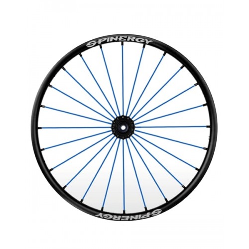 24" Spinergy Sport Lite Extreme SLX, black Hub, 24 blue spokes