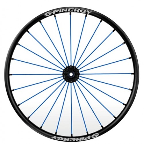 24" Spinergy Sport Lite Extreme SLX, black Hub, 24 blue spokes