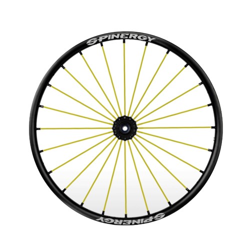 24" Spinergy Sport Lite Extreme SLX, black Hub, 24 yellow spokes