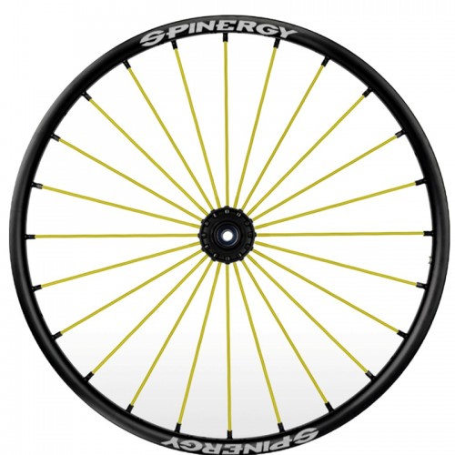 24" Spinergy Sport Lite Extreme SLX, black Hub, 24 yellow spokes