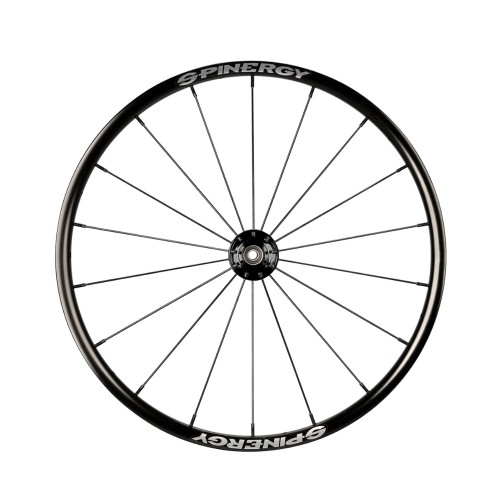 24" Spinergy Spox Everyday L, black hub, 18 black spokes
