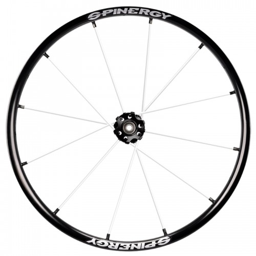 24" Spinergy X-laced Lite Extreme XLX, black hub, 12 white spokes