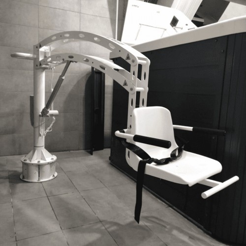 Σταθερός γερανός πισίνας με ανύψωση 140cm Σταθερός γερανός πισίνας με ανύψωση 140cm