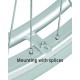 Στεφάνι ώθησης 24" Omobic NOVA H με ένθετο τριβής, με μαύρο αλουμίνιο και 6 συνδέσεις