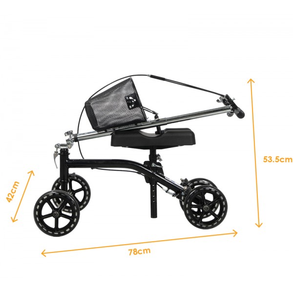 Τροχήλατος περιπατητήρας με υποστήριξη γόνατος “Strolly”