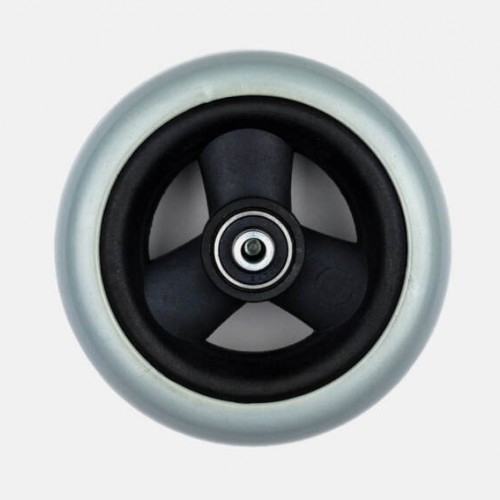 Τροχός 125x30 από PU, με πλαστική ζάντα
