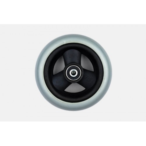 Τροχός 125x30 από PU, με πλαστική ζάντα