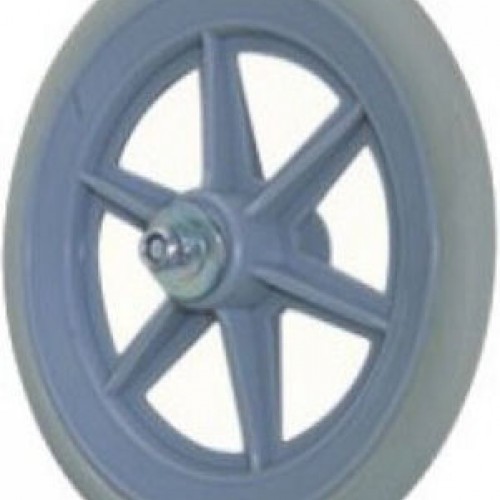 Εμπρόσθιος τροχός συμπαγής λεπτός 8" (20.3 cm)   