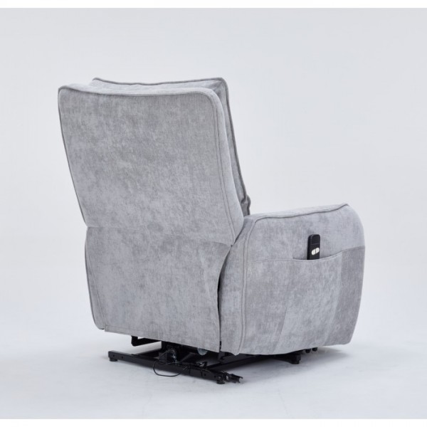 Zen πολυθρόνα Relax Lift υφασμάτινη 81,5x96x105εκ. με ηλεκτρική ανάκλιση 