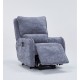 Zen πολυθρόνα Relax Lift 81,5x96x105εκ. με ηλεκτρική ανάκλιση Γκρι Σκούρο ύφασμα