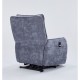 Zen πολυθρόνα Relax Lift 81,5x96x105εκ. με ηλεκτρική ανάκλιση Γκρι Σκούρο ύφασμα